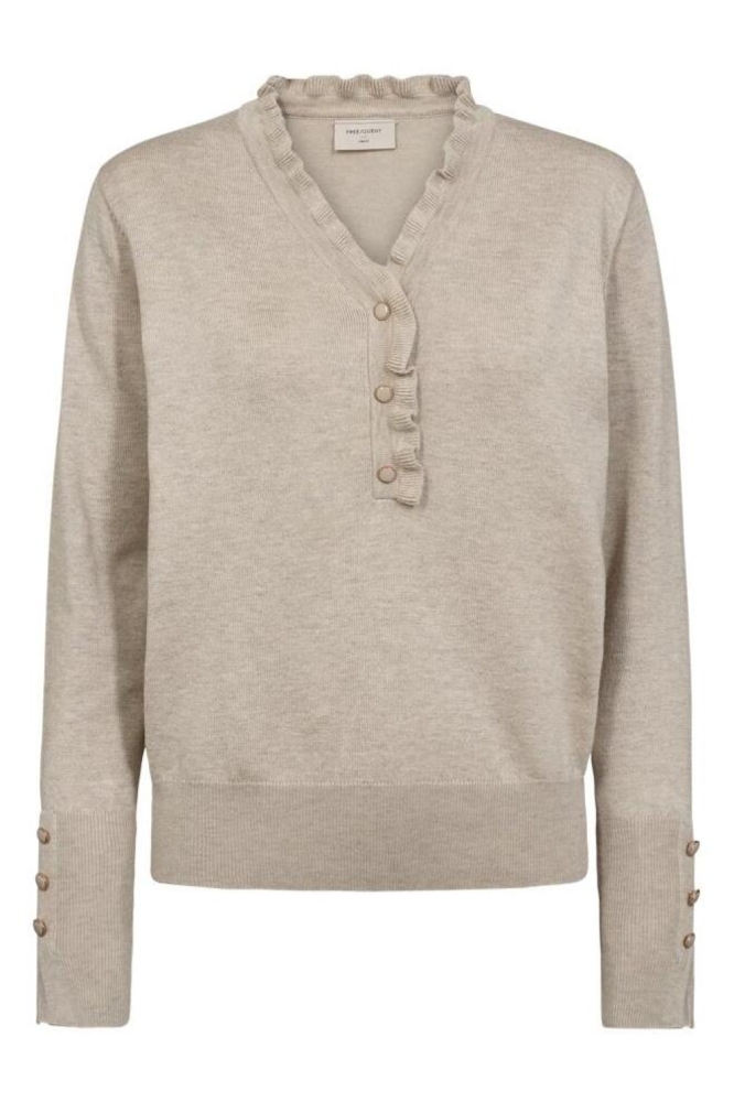 FQKATIE PULLOVER 206462 MOONBEAM MELANGE